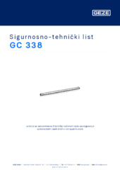 GC 338 Sigurnosno-tehnički list HR
