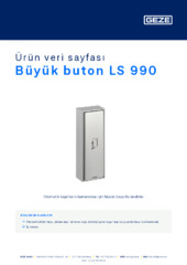 Büyük buton LS 990 Ürün veri sayfası TR