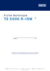 TS 5000 R-ISM  * Fiche technique FR
