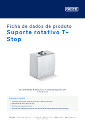 Suporte rotativo T-Stop Ficha de dados de produto PT