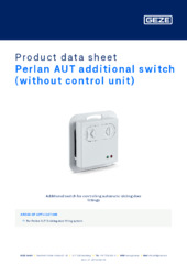 Perlan AUT additional switch (without control unit) Product data sheet EN