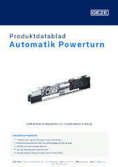 Automatik Powerturn Produktdatablad DA