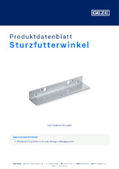 Sturzfutterwinkel Produktdatenblatt DE