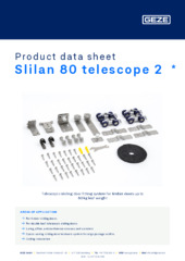 Slilan 80 telescope 2  * Product data sheet EN