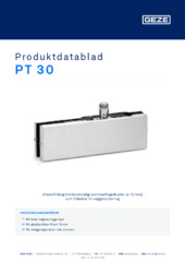 PT 30 Produktdatablad SV