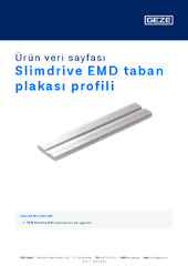 Slimdrive EMD taban plakası profili Ürün veri sayfası TR