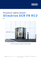 Slimdrive SCR FR RC2  * Product data sheet EN