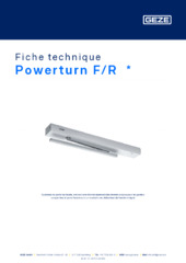 Powerturn F/R  * Fiche technique FR