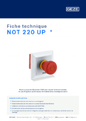 NOT 220 UP  * Fiche technique FR