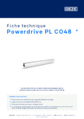 Powerdrive PL CO48  * Fiche technique FR
