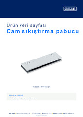 Cam sıkıştırma pabucu Ürün veri sayfası TR