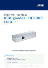 Kilit gövdesi TS 3000 EN 3  * Ürün veri sayfası TR