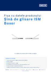 Șină de glisare ISM Boxer Fișa cu datele produsului RO