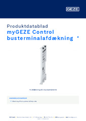 myGEZE Control busterminalafdækning  * Produktdatablad DA