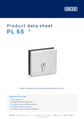 PL 55  * Product data sheet EN