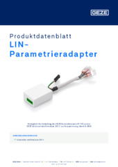 LIN-Parametrieradapter Produktdatenblatt DE