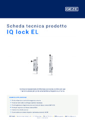 IQ lock EL Scheda tecnica prodotto IT