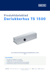 Dørlukkerhus TS 1500 Produktdatablad NB
