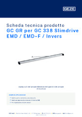 GC GR per GC 338 Slimdrive EMD / EMD-F / Invers Scheda tecnica prodotto IT