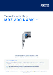 MBZ 300 N48K  * Termék adatlap HU