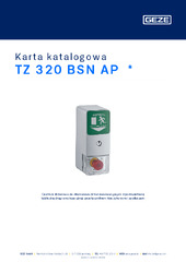 TZ 320 BSN AP  * Karta katalogowa PL
