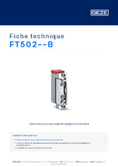 FT502--B Fiche technique FR