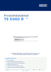TS 5000 R  * Produktdatablad DA