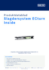 Slagdørsystem ECturn Inside Produktdatablad NB