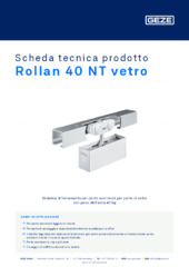 Rollan 40 NT vetro Scheda tecnica prodotto IT