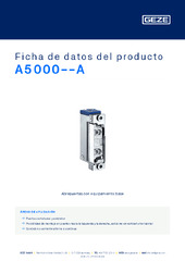 A5000--A Ficha de datos del producto ES