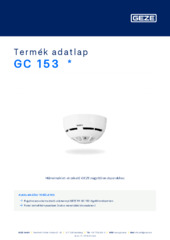 GC 153  * Termék adatlap HU