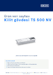 Kilit gövdesi TS 500 NV Ürün veri sayfası TR