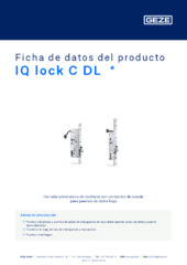 IQ lock C DL  * Ficha de datos del producto ES