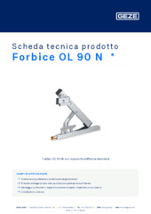 Forbice OL 90 N  * Scheda tecnica prodotto IT