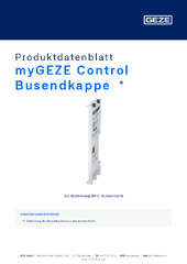 myGEZE Control Busendkappe  * Produktdatenblatt DE