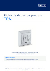 TPS Ficha de dados de produto PT