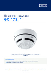 GC 172  * Ürün veri sayfası TR