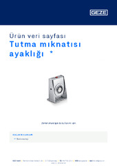 Tutma mıknatısı ayaklığı  * Ürün veri sayfası TR