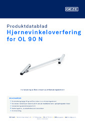 Übertragung für Eckwinkel oder Band Produkt Produktdatablad NB