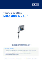 MBZ 300 N24  * Termék adatlap HU