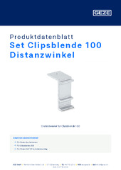 Set Clipsblende 100 Distanzwinkel Produktdatenblatt DE