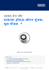 दरवाजा होल्ड-ओपन चुंबक, मूल मौडल  * उत्पाद डेटा शीट HI