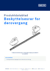 Beskyttelsesrør for dørovergang Produktdatablad NB