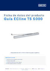 Guía ECline TS 5000 Ficha de datos del producto ES