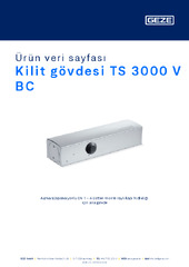 Kilit gövdesi TS 3000 V BC Ürün veri sayfası TR