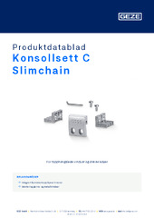Konsollsett C Slimchain Produktdatablad NB