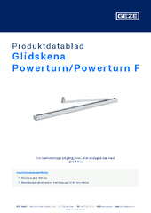 Glidskena Powerturn/Powerturn F Produktdatablad SV