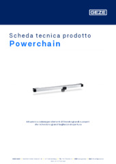 Powerchain Scheda tecnica prodotto IT