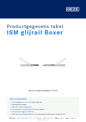 ISM glijrail Boxer Productgegevens tabel NL