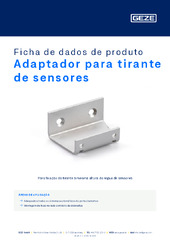 Adaptador para tirante de sensores Ficha de dados de produto PT